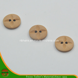 Botón de madera con nuevo diseño de 4 agujeros (HABN-1618011)