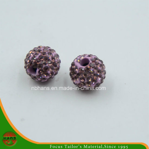 Granos de Shamballa de bola de discoteca de cristal de arcilla de calidad superior de 14 mm (HASTNQ16140001)