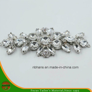 Cinturón de diamantes de imitación de cristal al por mayor para el vestido de boda (HAHD160002)
