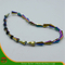 Abalorios de cristales multicolores de 8 * 16 mm, accesorios de perlas de perlas de vidrio (HAG-06 #)
