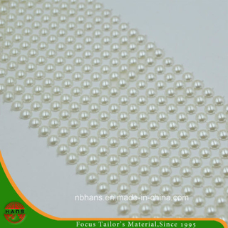 Recorte de bandas de perlas de semicírculo para prendas de vestir (HASLP160019)