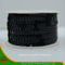 Lentejuelas negras de cadena larga de alta calidad de 5 mm (HASL50002)
