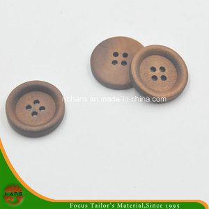 Botón de madera de nuevo diseño de 4 agujeros (HABN-1622009)