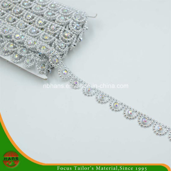 Recorte de malla de diamantes de imitación (HANS-HC61)