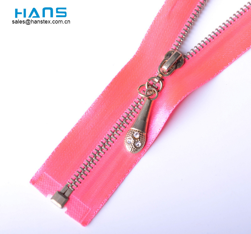 Chaqueta Hans No 5 Garment, cremallera, dientes de oro rosa.