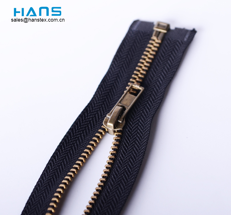 Hans ODM / OEM Diseño de calidad superior Open End Metal Zipper
