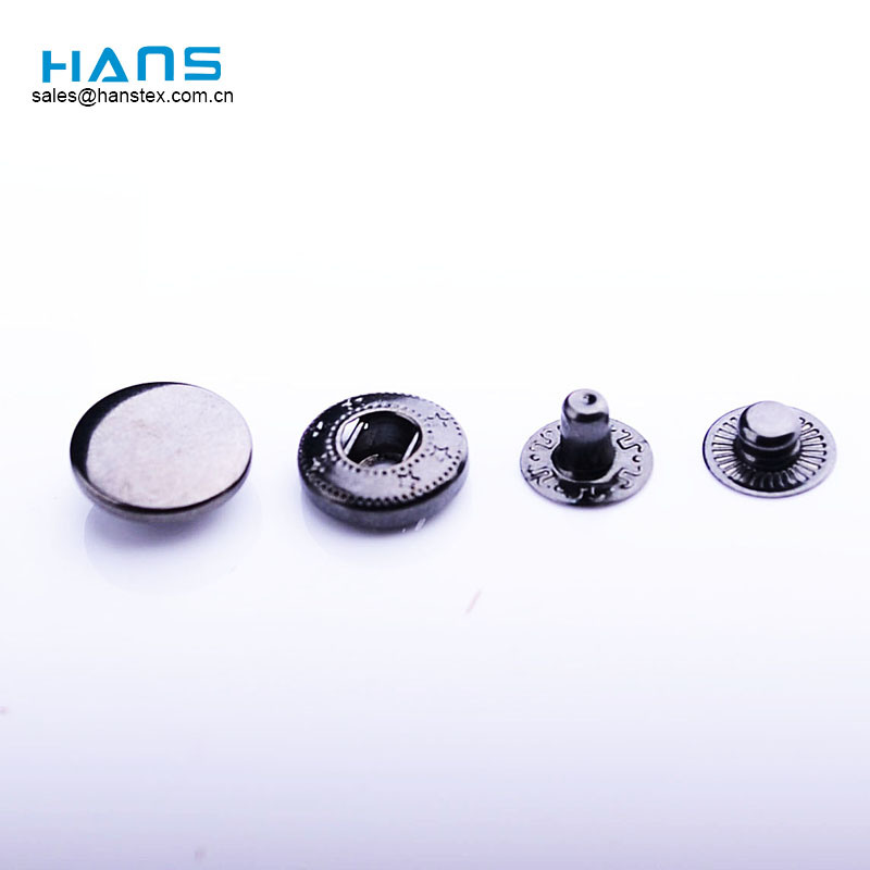 Hans Barato Al Por Mayor Nuevo Estilo Mate Negro Snap Button