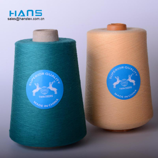 Fábrica de Hans vende directamente precio de hilo de coser de poliéster hilado promocional