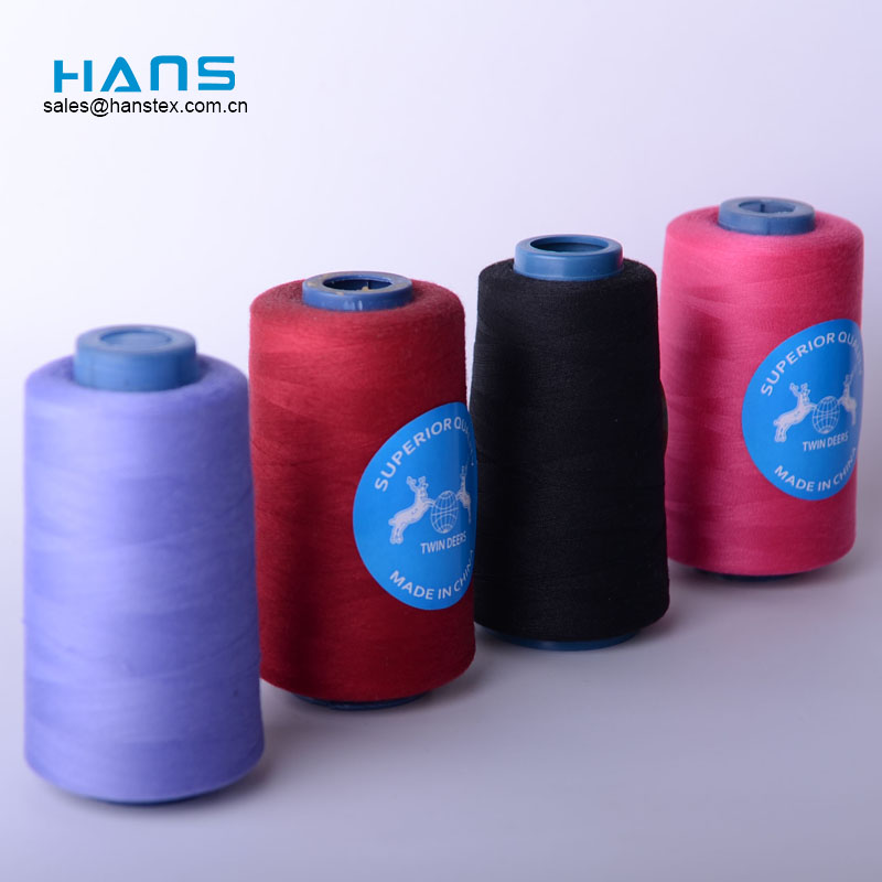 Hans Made in China fabricante fuerte hilo de coser industrial