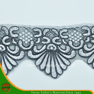 2016 nuevo diseño de encaje bordado en organza (HD-028)