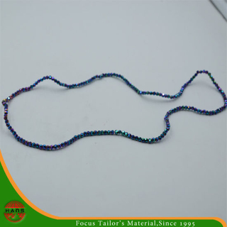 Abalorios multicolor de 3 mm, accesorios esféricos de perlas de vidrio (HAG-03 #)