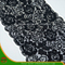 Encaje elástico floral negro (FJXD-02)