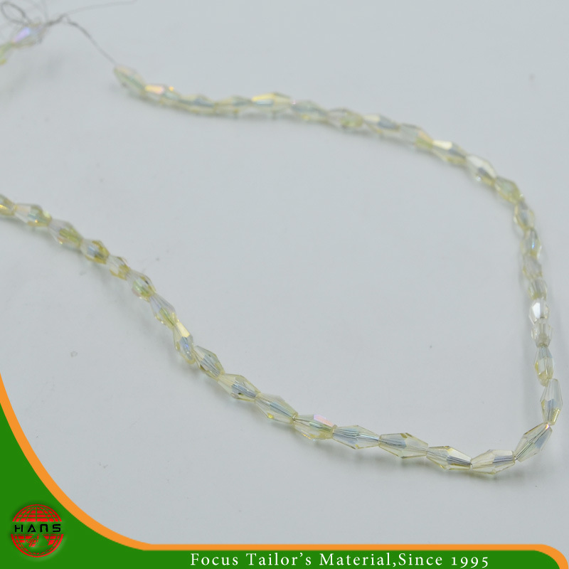 4 * 8mm Crystal Dark Yellow Bead, Button Pearl Glass Beads Accesorios (HAG-10 #)