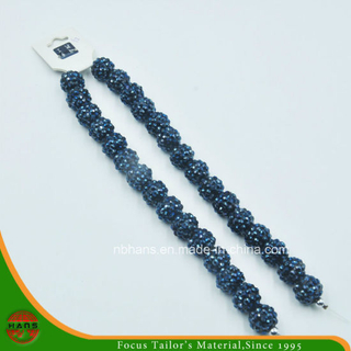 Perlas de bolas de diamante de imitación de un solo orificio (HANS-1603)