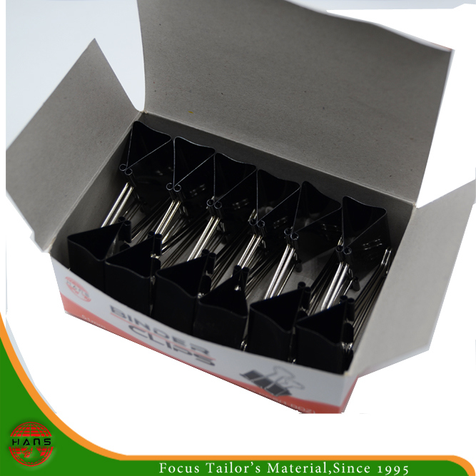 51mm color y clips de carpeta negra