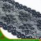 Encaje elástico floral negro (FJXD-10)