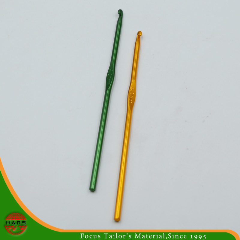 Aguja de tejer gancho de ganchillo de aluminio de 4 mm (HAMCR150002)