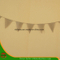 Bandera de triángulo de lino (HANS-86 # -9)