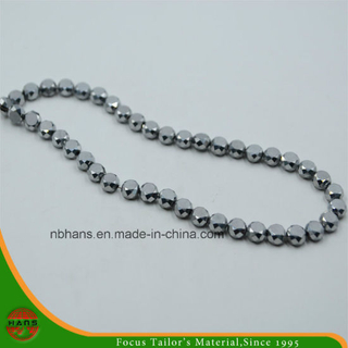 Abalorios de cristal de 10 mm, botón abalorios accesorios de perlas de vidrio (HAG-08 #)