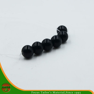 Abalorio de cristal de 12 mm, accesorios de abalorios de perla de botón (HAG-14 #)