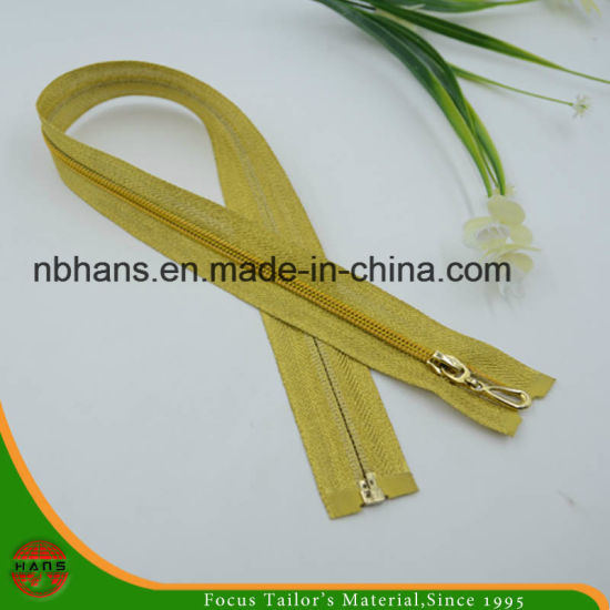 5 # Nylon Zipper Golden Teethe Golden Tape