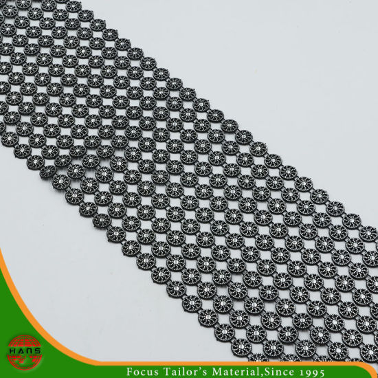Adorno de malla de diamantes de imitación para decoración (HASLE160016)