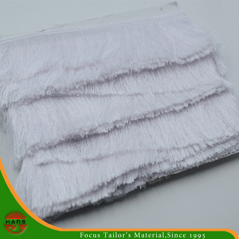 Franja de encaje blanco (FL-1601)