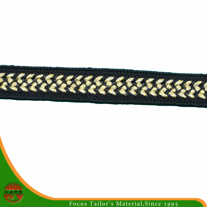 Cinta tejida de color dorado-Hc17-09