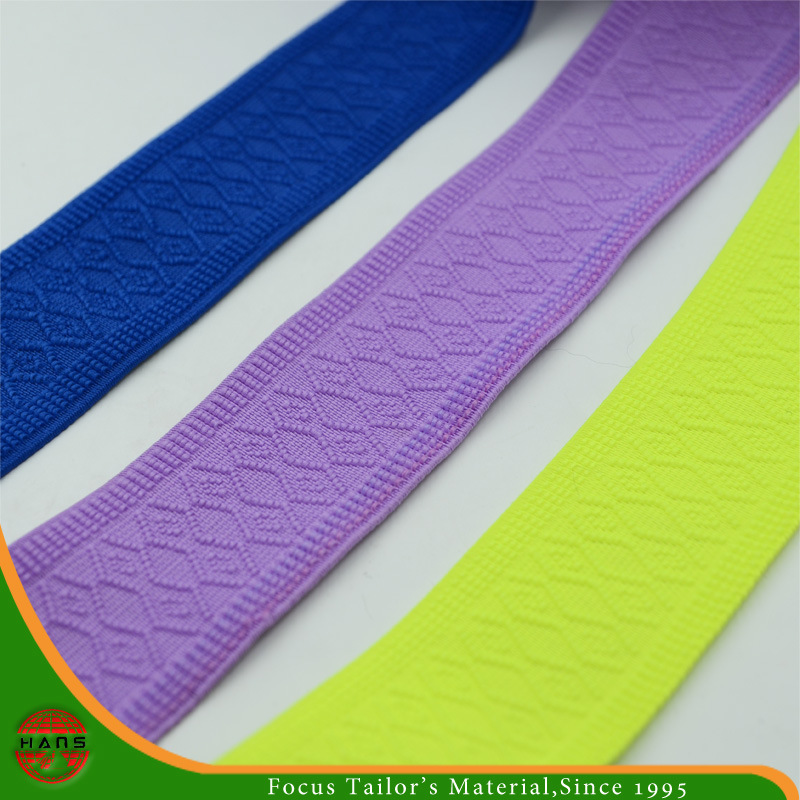 Jacquard de nylon que hace punto las correas el&aacute;sticos sin agujero