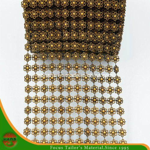 Adorno de malla de diamantes de imitación para decoración (S579-E3)