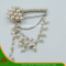 Accesorios de moda Broche de perlas para decoración