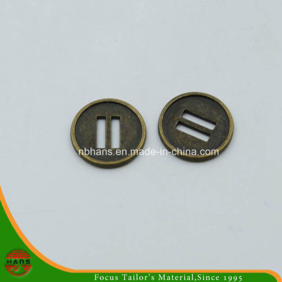 Botón de bronce de metal de moda