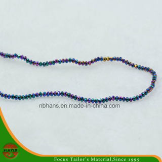 Abalorios de cristal de 4 mm, accesorios de abalorios de perlas de vidrio (HAG-17 #)