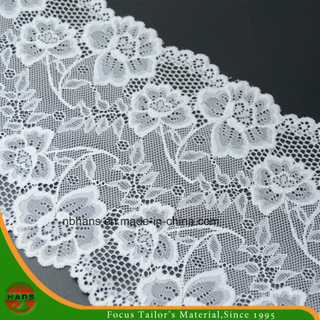 Cordón elástico floral blanco (HSYJ-1706)