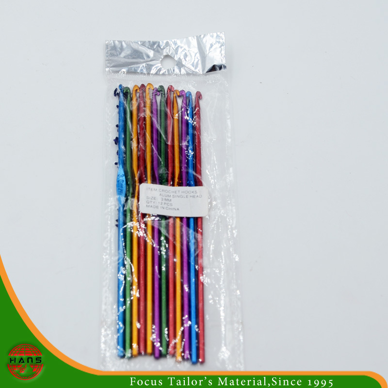 Aguja de tejer gancho de ganchillo de aluminio de 3 mm (HAMCR150001)