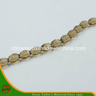 Abalorios de cristal 10X15mm, accesorios de cuentas de vidrio ovaladas