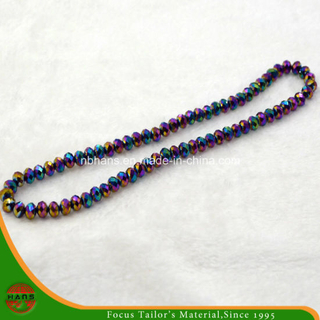 Abalorios de cristal de 8 mm, accesorios de abalorios de perlas de vidrio (HAG-17 #)