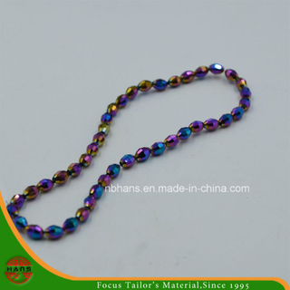 Abalorios de cristal 6X8 mm, accesorios de perlas de vidrio ovalado (HAG-05 #)