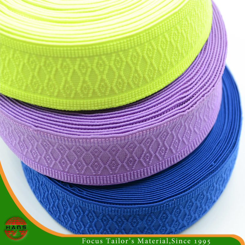 Jacquard de nylon que hace punto las correas el&aacute;sticos sin agujero