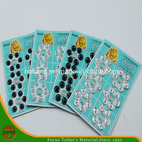 Marca de león de buena calidad Spring Press Stud Button