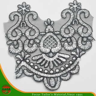 2016 nuevo diseño de encaje bordado en organza (HD-024)