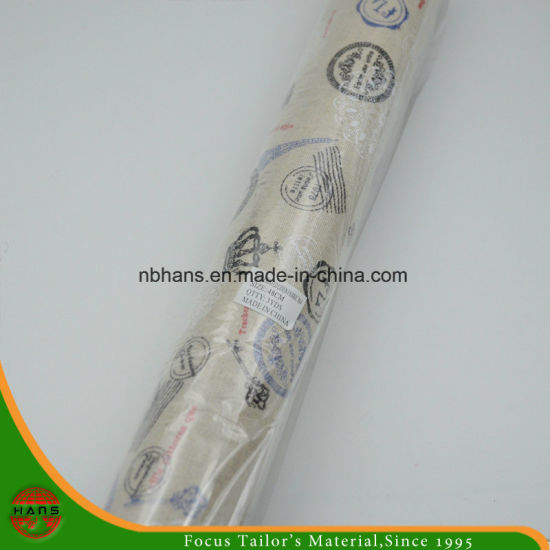 Tejido de lino estampado (HANS-86 # -5)
