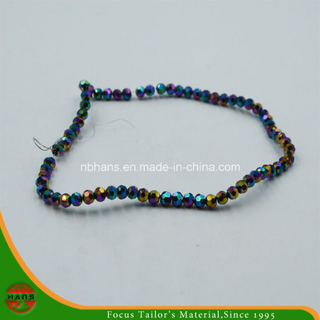 Perla de cristal de 4 mm, 32 accesorios esféricos de perlas de vidrio (HAG-03 #)