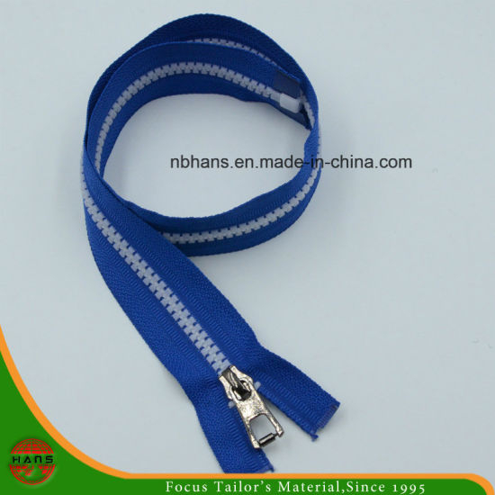 Extremo abierto de la cremallera plástica 5 #