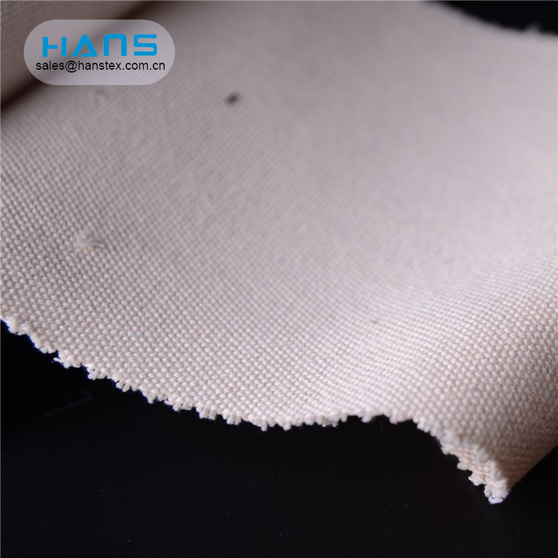 Tela de lona revestida cómoda de precio competitivo de Hans para bolsos