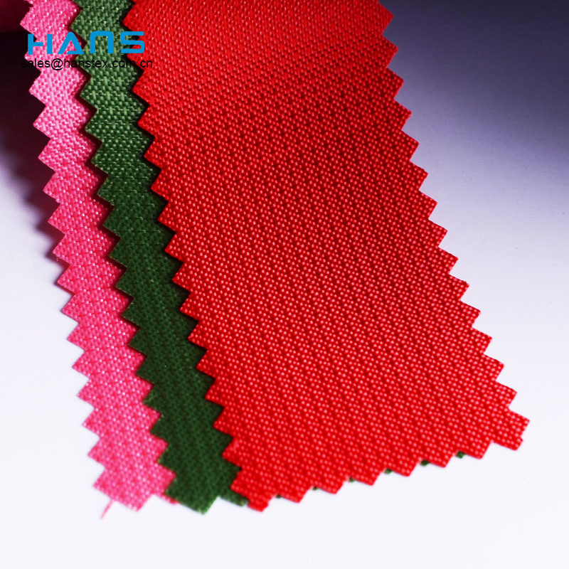 Hans fabricantes en China Material de la bolsa de color que hace la tela