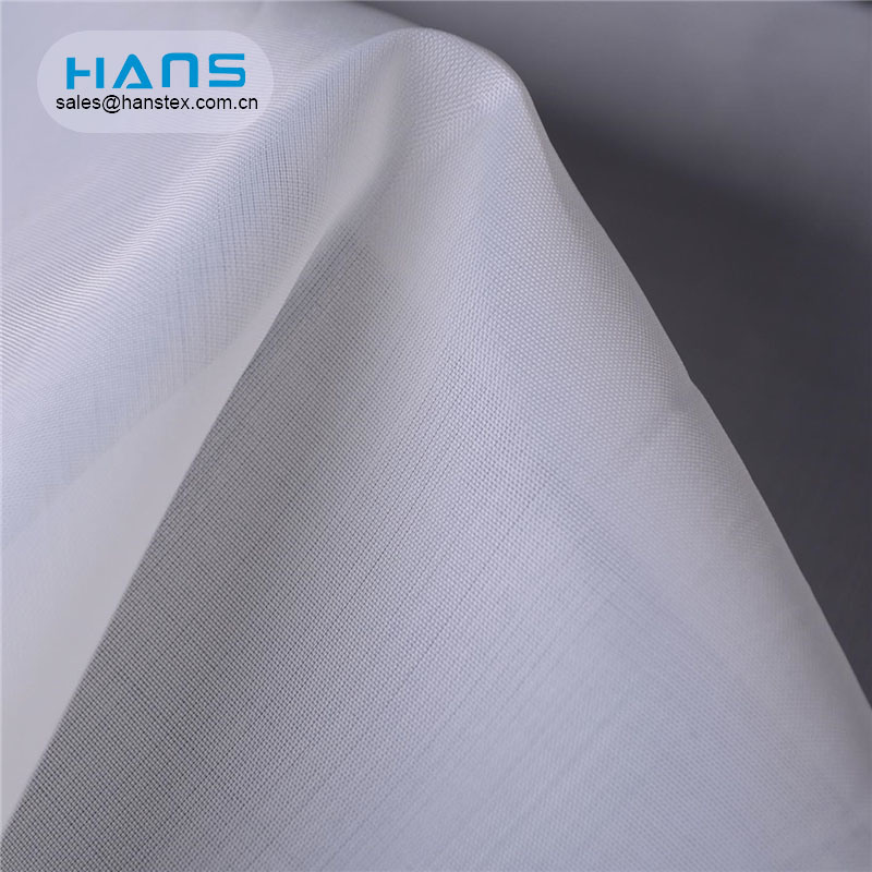 Hans Wholesaler China hizo punto la tela teñida llana del tafetán brillante