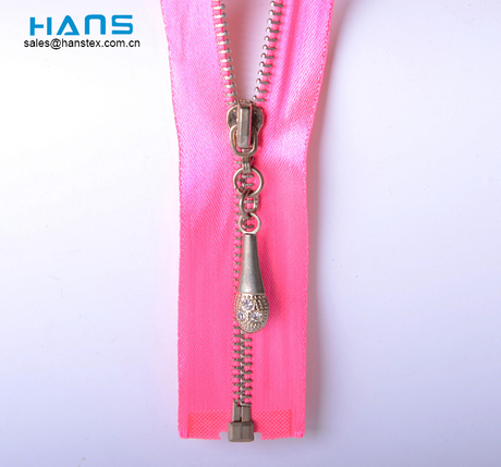 Chaqueta Hans No 5 Garment, cremallera, dientes de oro rosa.