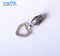 Hans Fashion Heart Shape Meta Zipper Pull