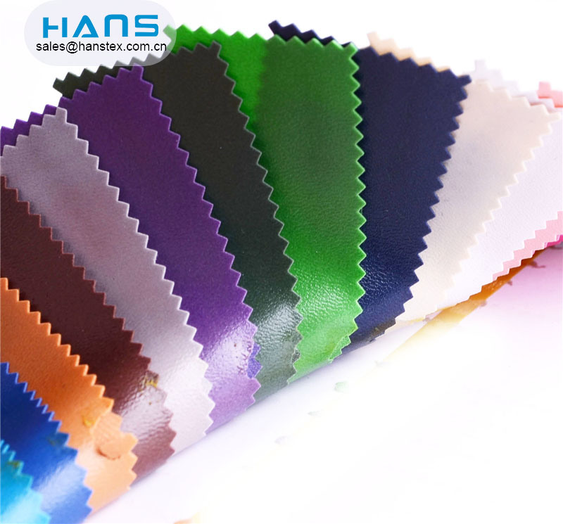 Hans Factory vende directamente tejido de poliéster recubierto de PVC de color